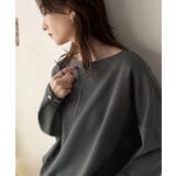 一枚で、品よく華奢見え。袖タック×マットゴールドボタン使い ボートネックポンチ素… | Classical Elf | 詳細画像22