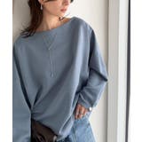 一枚で、品よく華奢見え。袖タック×マットゴールドボタン使い ボートネックポンチ素… | Classical Elf | 詳細画像42
