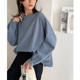 一枚で、品よく華奢見え。袖タック×マットゴールドボタン使い ボートネックポンチ素… | Classical Elf | 詳細画像48