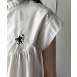 デイリーからお出かけまで大活躍。フレンチスリーブ胸刺繍ギャザーシャツ | Classical Elf | 詳細画像33