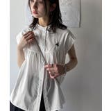 デイリーからお出かけまで大活躍。フレンチスリーブ胸刺繍ギャザーシャツ | Classical Elf | 詳細画像5