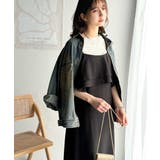 上品シルエットが大人可愛い。ダブルフリルキャミワンピース（ロング丈） | Classical Elf  | 詳細画像10 