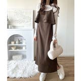 上品シルエットが大人可愛い。ダブルフリルキャミワンピース（ロング丈） | Classical Elf  | 詳細画像13 