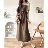 上品シルエットが大人可愛い。ダブルフリルキャミワンピース（ロング丈） | Classical Elf  | 詳細画像19 