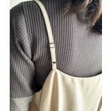 上品シルエットが大人可愛い。ダブルフリルキャミワンピース（ロング丈） | Classical Elf  | 詳細画像37 