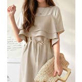 上品シルエットが大人可愛い。ダブルフリルキャミワンピース（ロング丈） | Classical Elf  | 詳細画像41 