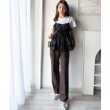 旬のレイヤードスタイルがこれ一着で即完成。ダブルリボン使いキャミ&ムーン刺繍半袖… | Classical Elf | 詳細画像10