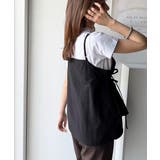 旬のレイヤードスタイルがこれ一着で即完成。ダブルリボン使いキャミ&ムーン刺繍半袖… | Classical Elf | 詳細画像13