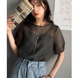 これ一枚で洗練スタイルの完成。キャミドッキングシアーブラウス(半袖) | Classical Elf | 詳細画像9