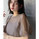 これ一枚で洗練スタイルの完成。キャミドッキングシアーブラウス(半袖) | Classical Elf | 詳細画像25