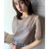 これ一枚で洗練スタイルの完成。キャミドッキングシアーブラウス(半袖) | Classical Elf | 詳細画像26