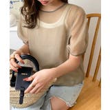 これ一枚で洗練スタイルの完成。キャミドッキングシアーブラウス(半袖) | Classical Elf | 詳細画像38