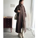 ロング丈比翼ステンカラーコート | Classical Elf | 詳細画像22