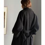 大人の魅力を引き立てる、上品な一着。ベルト付き比翼メルトンコート(ロング丈) | Classical Elf | 詳細画像23