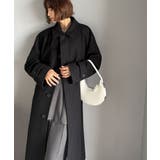 大人の魅力を引き立てる、上品な一着。ベルト付き比翼メルトンコート(ロング丈) | Classical Elf | 詳細画像24