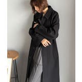 大人の魅力を引き立てる、上品な一着。ベルト付き比翼メルトンコート(ロング丈) | Classical Elf | 詳細画像26