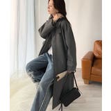 大人の魅力を引き立てる、上品な一着。ベルト付き比翼メルトンコート(ロング丈) | Classical Elf | 詳細画像32