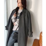 大人の魅力を引き立てる、上品な一着。ベルト付き比翼メルトンコート(ロング丈) | Classical Elf | 詳細画像34