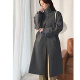 大人の魅力を引き立てる、上品な一着。ベルト付き比翼メルトンコート(ロング丈) | Classical Elf | 詳細画像35