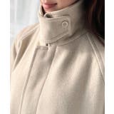 大人の魅力を引き立てる、上品な一着。ベルト付き比翼メルトンコート(ロング丈) | Classical Elf | 詳細画像38