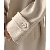 大人の魅力を引き立てる、上品な一着。ベルト付き比翼メルトンコート(ロング丈) | Classical Elf | 詳細画像40