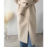 大人の魅力を引き立てる、上品な一着。ベルト付き比翼メルトンコート(ロング丈) | Classical Elf | 詳細画像42