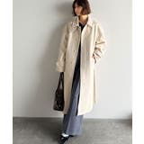 大人の魅力を引き立てる、上品な一着。ベルト付き比翼メルトンコート(ロング丈) | Classical Elf | 詳細画像6