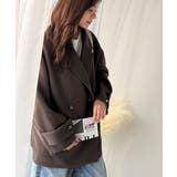 トレンドを先取り♪こなれ感UP、ダブルボタンジャケットメルトンコート（ミドル丈） | Classical Elf  | 詳細画像19 