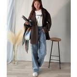 トレンドを先取り♪こなれ感UP、ダブルボタンジャケットメルトンコート（ミドル丈） | Classical Elf  | 詳細画像26 