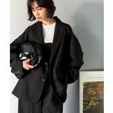 羽織るだけでキマる。袖タックヘリンボーンオーバーサイズジャケット（セットアップ可… | Classical Elf  | 詳細画像7 