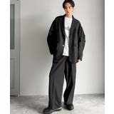 羽織るだけでキマる。袖タックヘリンボーンオーバーサイズジャケット（セットアップ可… | Classical Elf  | 詳細画像16 