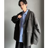 羽織るだけでキマる。袖タックヘリンボーンオーバーサイズジャケット（セットアップ可… | Classical Elf  | 詳細画像27 