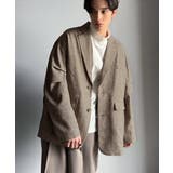 羽織るだけでキマる。袖タックヘリンボーンオーバーサイズジャケット（セットアップ可… | Classical Elf  | 詳細画像42 