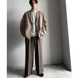 羽織るだけでキマる。袖タックヘリンボーンオーバーサイズジャケット（セットアップ可… | Classical Elf  | 詳細画像43 