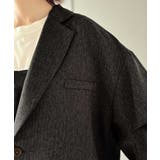羽織るだけでキマる。袖タックヘリンボーンオーバーサイズジャケット（セットアップ可… | Classical Elf  | 詳細画像46 