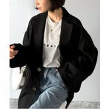 羽織るだけでキマる。袖タックヘリンボーンオーバーサイズジャケット（セットアップ可… | Classical Elf  | 詳細画像2 