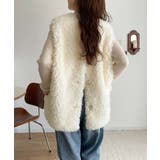 もこもこ感が愛らしい♪暖か前後2wayプードルボアベスト | Classical Elf  | 詳細画像6 