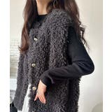 もこもこ感が愛らしい♪暖か前後2wayプードルボアベスト | Classical Elf  | 詳細画像11 