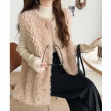 もこもこ感が愛らしい♪暖か前後2wayプードルボアベスト | Classical Elf  | 詳細画像21 