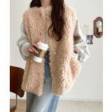 もこもこ感が愛らしい♪暖か前後2wayプードルボアベスト | Classical Elf  | 詳細画像22 