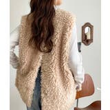 もこもこ感が愛らしい♪暖か前後2wayプードルボアベスト | Classical Elf  | 詳細画像26 