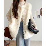 もこもこ感が愛らしい♪暖か前後2wayプードルボアベスト | Classical Elf  | 詳細画像1 