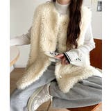 もこもこ感が愛らしい♪暖か前後2wayプードルボアベスト | Classical Elf  | 詳細画像3 