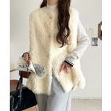 もこもこ感が愛らしい♪暖か前後2wayプードルボアベスト | Classical Elf  | 詳細画像4 