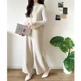 1枚でキマる私スタイル。フラップポケットVネックサロペット | Classical Elf  | 詳細画像3 