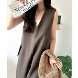 1枚でキマる私スタイル。フラップポケットVネックサロペット | Classical Elf  | 詳細画像34 