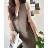 1枚でキマる私スタイル。フラップポケットVネックサロペット | Classical Elf  | 詳細画像33 