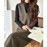 1枚でキマる私スタイル。フラップポケットVネックサロペット | Classical Elf  | 詳細画像26 