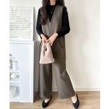 1枚でキマる私スタイル。フラップポケットVネックサロペット | Classical Elf  | 詳細画像27 