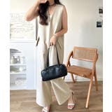 1枚でキマる私スタイル。フラップポケットVネックサロペット | Classical Elf  | 詳細画像13 